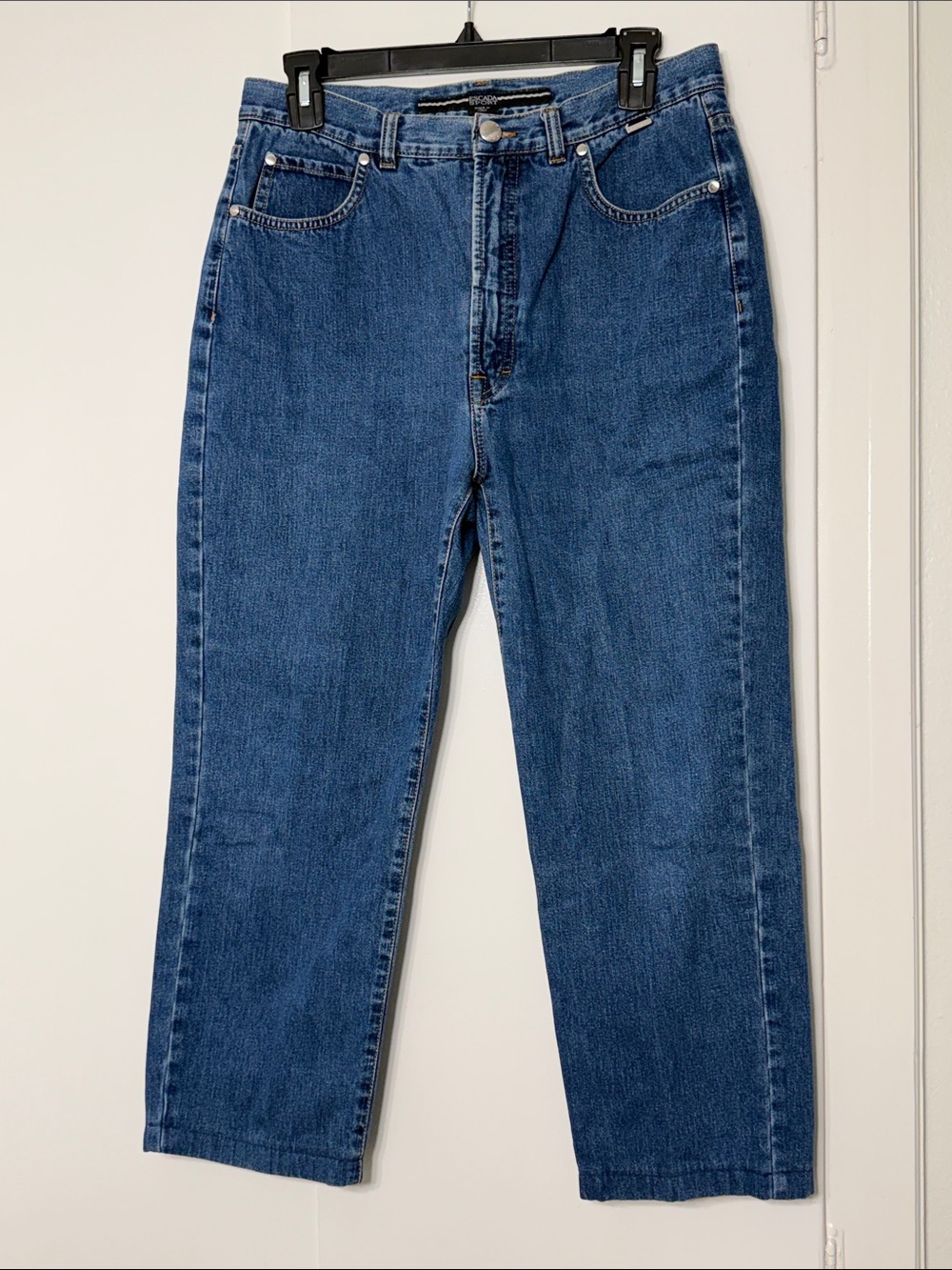 Escada Sport Women's Straight-Leg Blue Denim Jeans